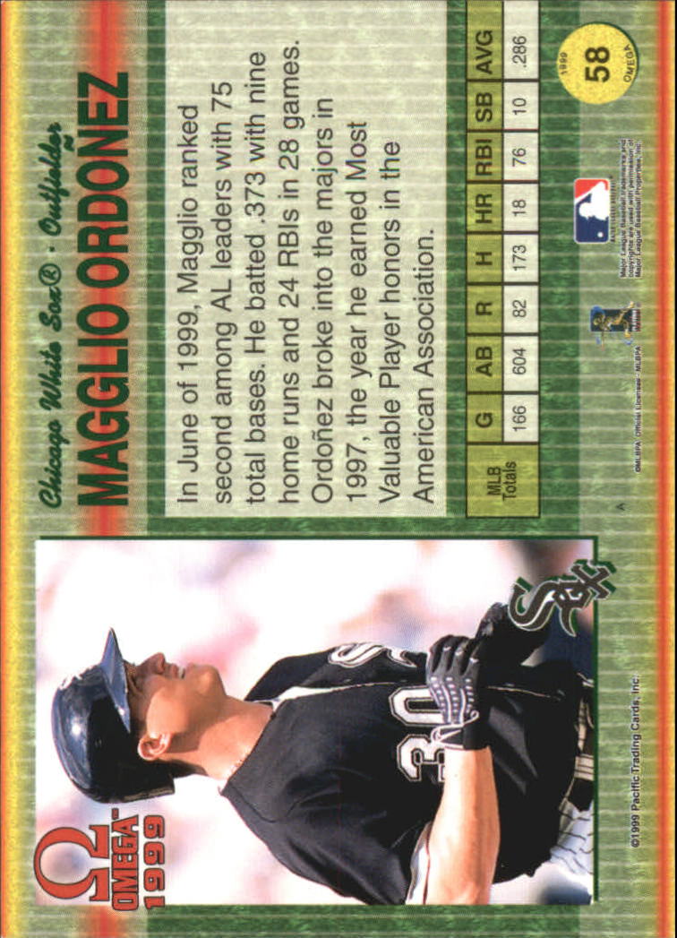 B5118- 1999 Pacific Omega Baseball Card # S 1-250 -du Pick- 15 + Gratis US - Bild 117 von 487
