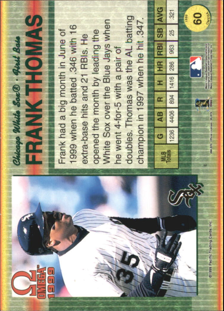 B5118- 1999 Pacific Omega Baseball Card # S 1-250 -du Pick- 15 + Gratis US - Bild 121 von 487