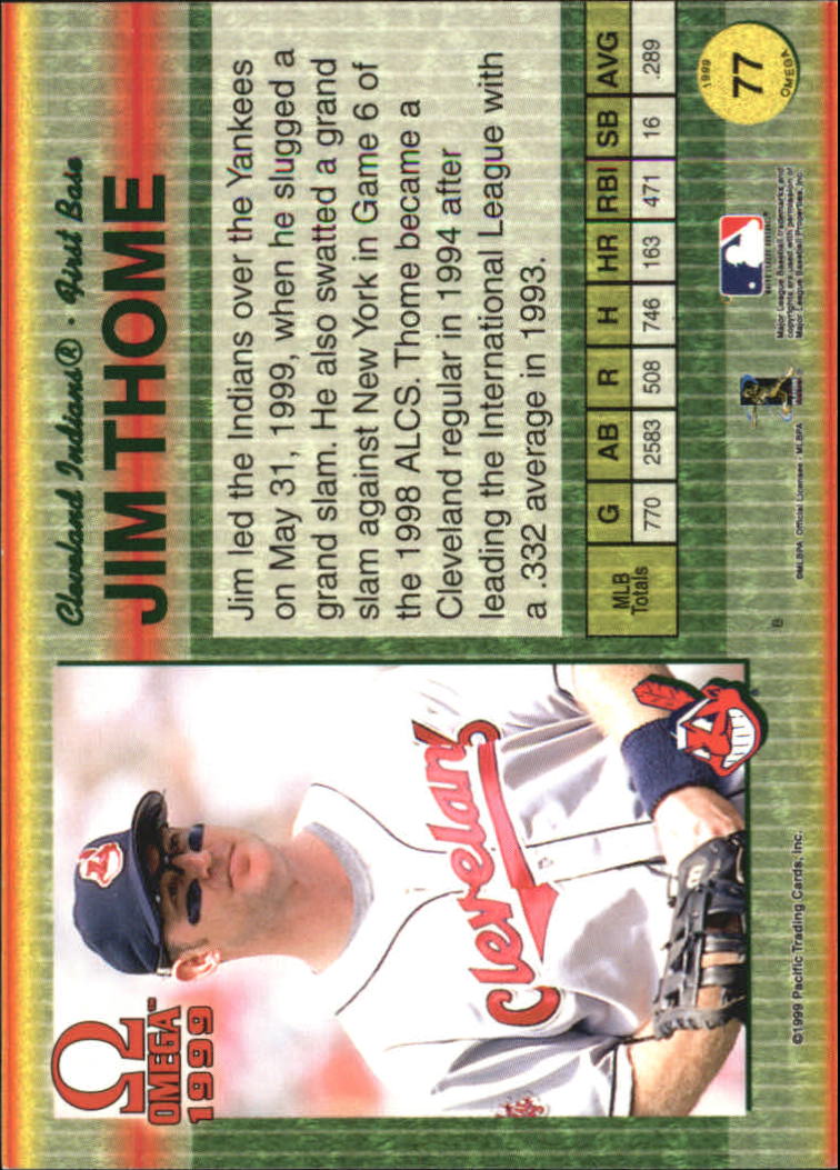 B5118- 1999 Pacific Omega Baseball Card # S 1-250 -du Pick- 15 + Gratis US - Bild 155 von 487