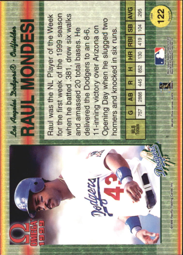 B5118- 1999 Pacific Omega Baseball Card # S 1-250 -du Pick- 15 + Gratis US - Bild 233 von 487