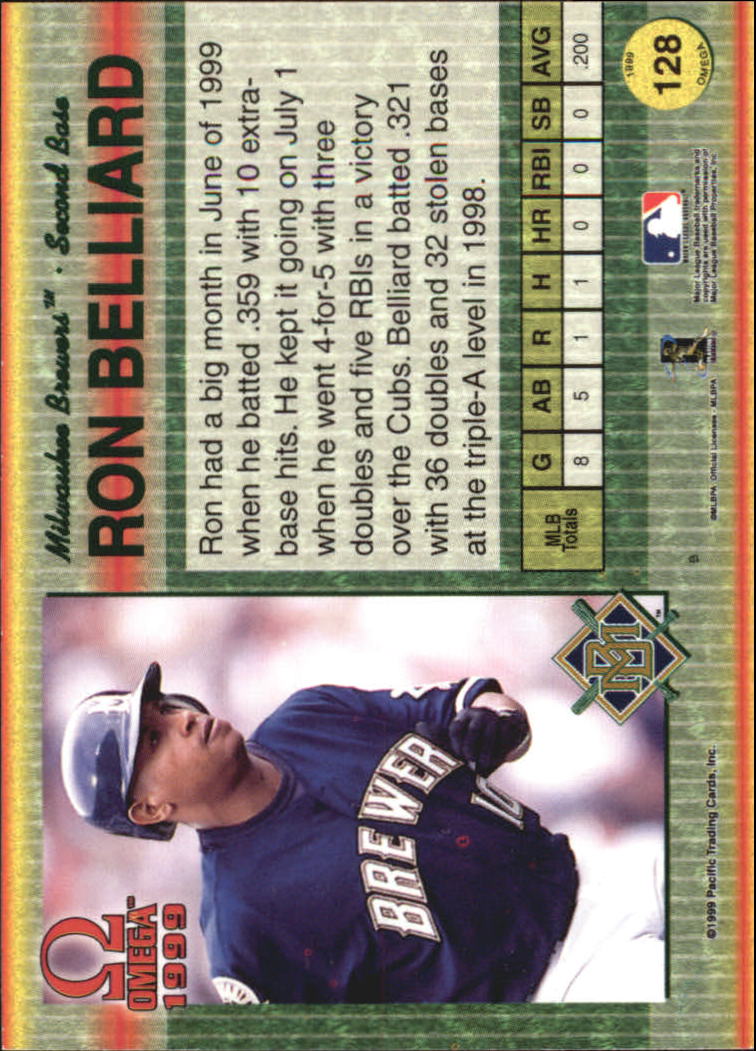 B5118- 1999 Pacific Omega Baseball Card # S 1-250 -du Pick- 15 + Gratis US - Bild 245 von 487