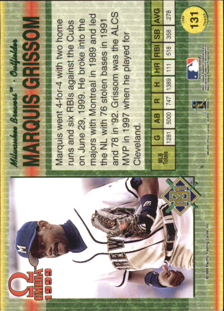 B5118- 1999 Pacific Omega Baseball Card # S 1-250 -du Pick- 15 + Gratis US - Bild 251 von 487