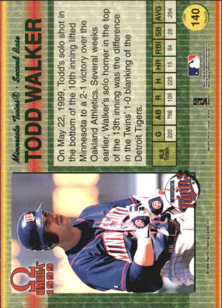 B5118- 1999 Pacific Omega Baseball Card # S 1-250 -du Pick- 15 + Gratis US - Bild 269 von 487