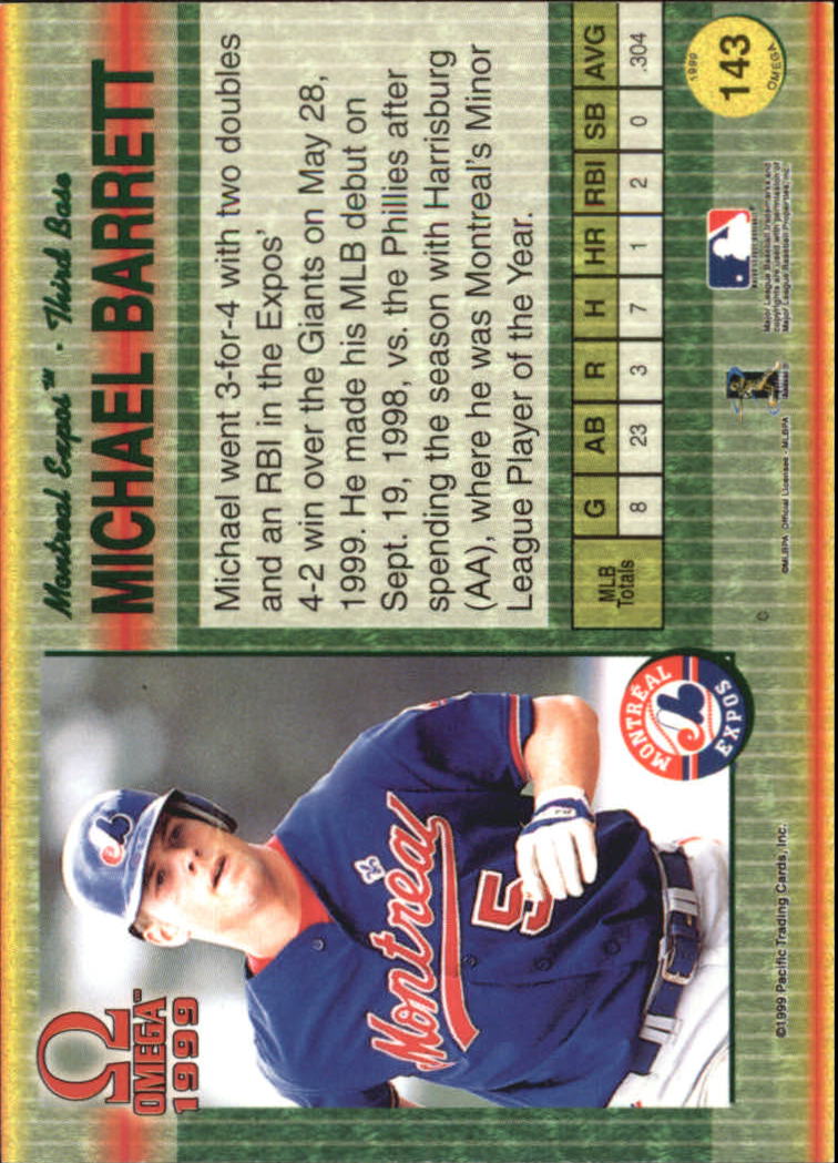 B5118- 1999 Pacific Omega Baseball Card # S 1-250 -du Pick- 15 + Gratis US - Bild 275 von 487