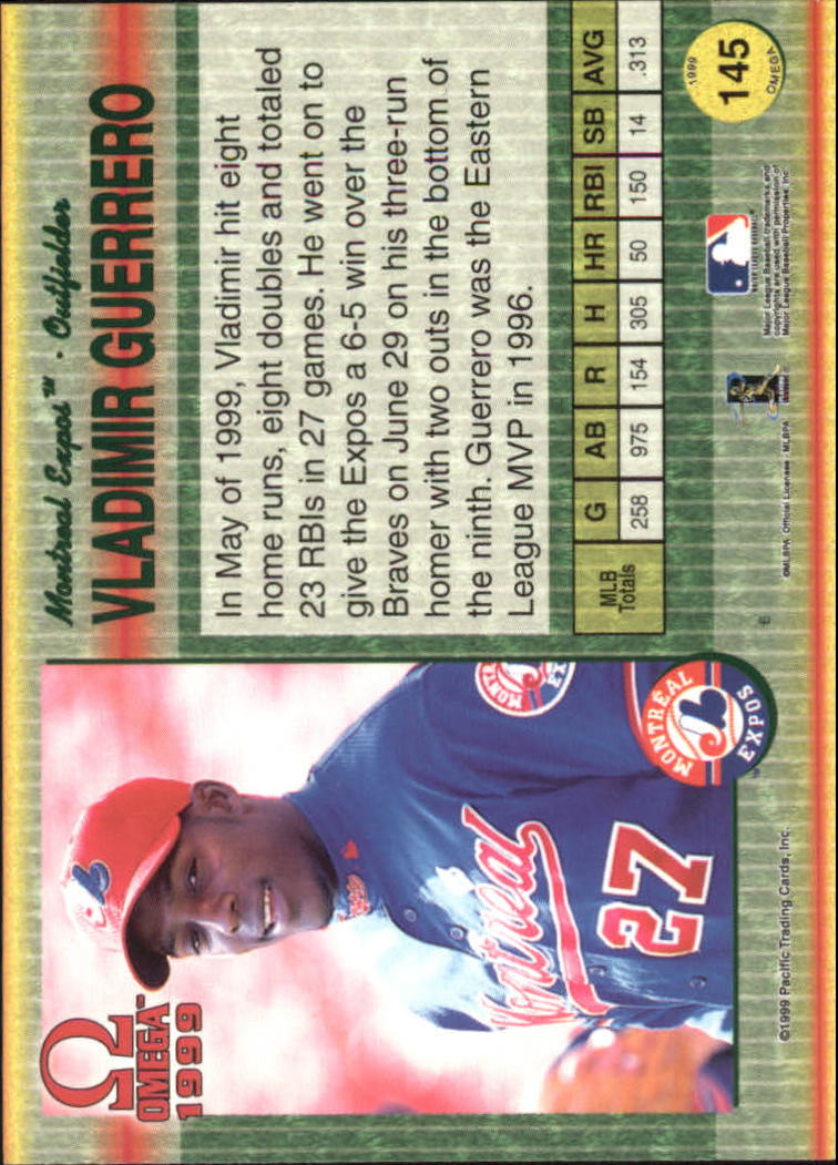 B5118- 1999 Pacific Omega Baseball Card # S 1-250 -du Pick- 15 + Gratis US - Bild 279 von 487