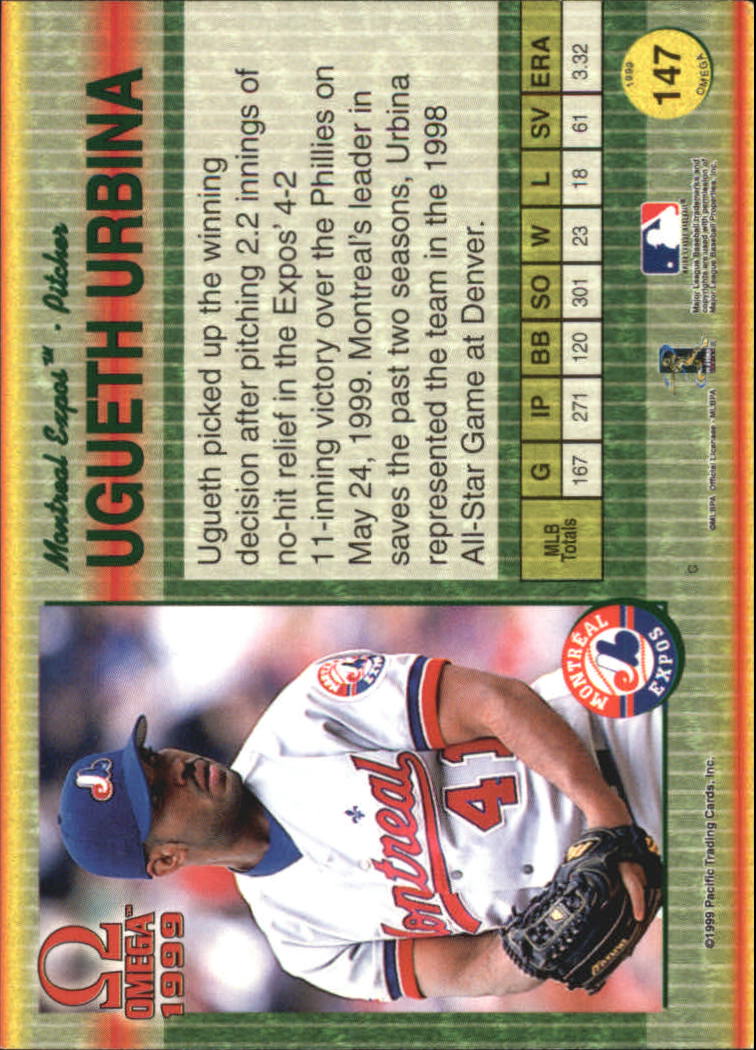 B5118- 1999 Pacific Omega Baseball Card # S 1-250 -du Pick- 15 + Gratis US - Bild 283 von 487
