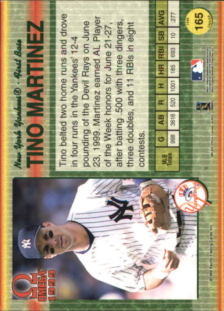 B5118- 1999 Pacific Omega Baseball Card # S 1-250 -du Pick- 15 + Gratis US - Bild 319 von 487