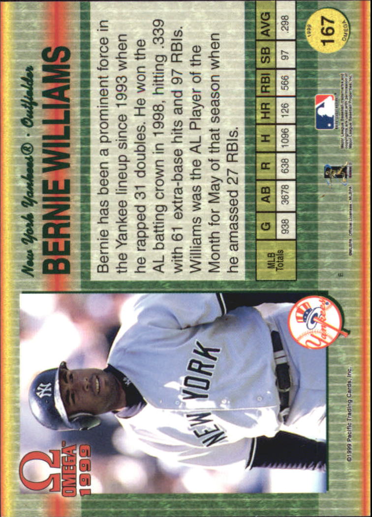 B5118- 1999 Pacific Omega Baseball Card # S 1-250 -du Pick- 15 + Gratis US - Bild 323 von 487