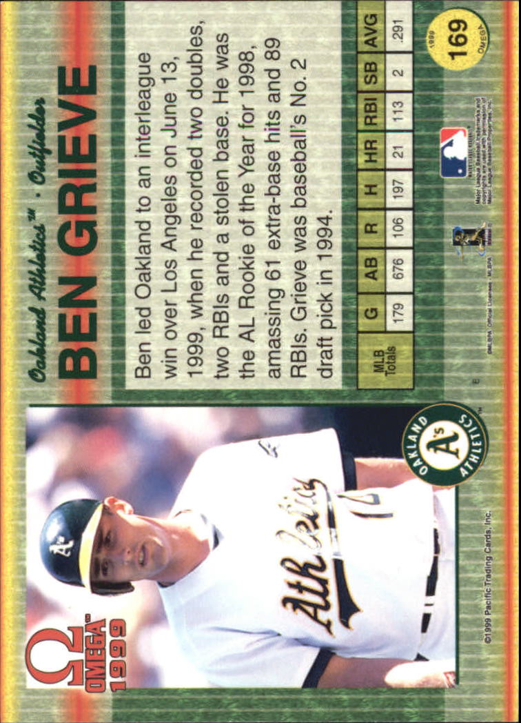 B5118- 1999 Pacific Omega Baseball Card # S 1-250 -du Pick- 15 + Gratis US - Bild 327 von 487