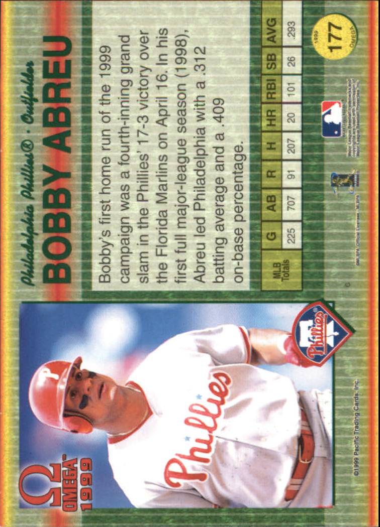 B5118- 1999 Pacific Omega Baseball Card # S 1-250 -du Pick- 15 + Gratis US - Bild 343 von 487