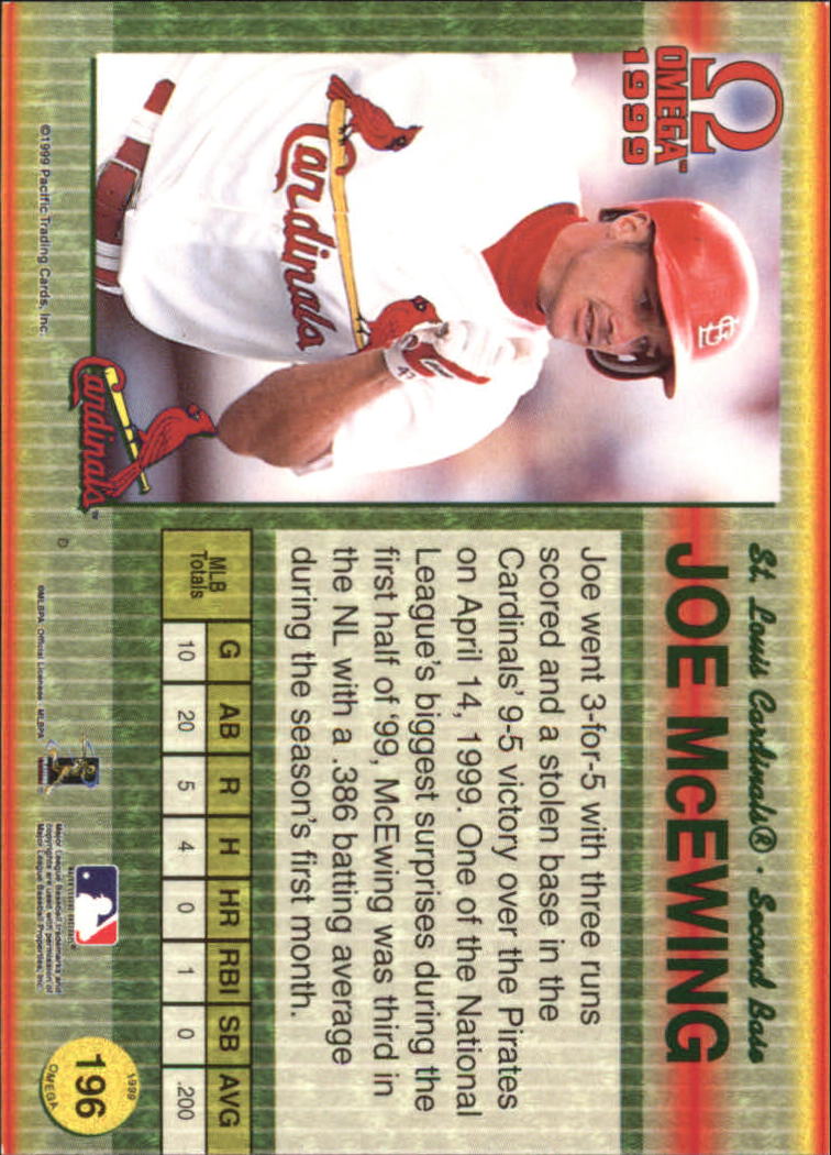 B5118- 1999 Pacific Omega Baseball Card # S 1-250 -du Pick- 15 + Gratis US - Bild 379 von 487