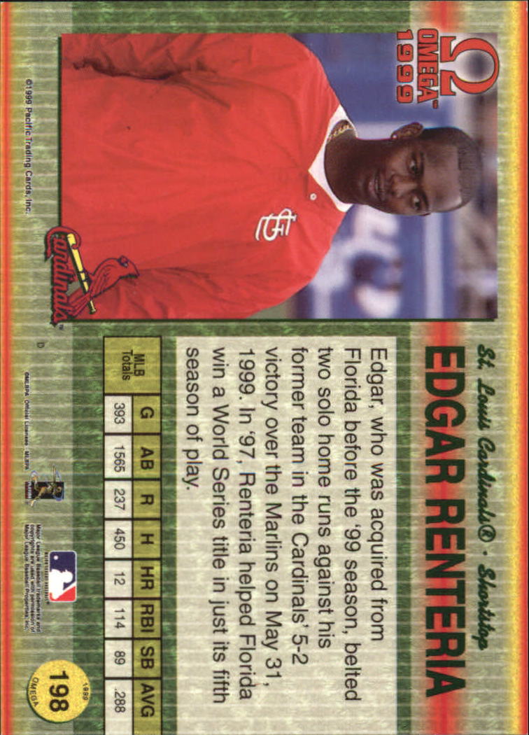 B5118- 1999 Pacific Omega Baseball Card # S 1-250 -du Pick- 15 + Gratis US - Bild 383 von 487