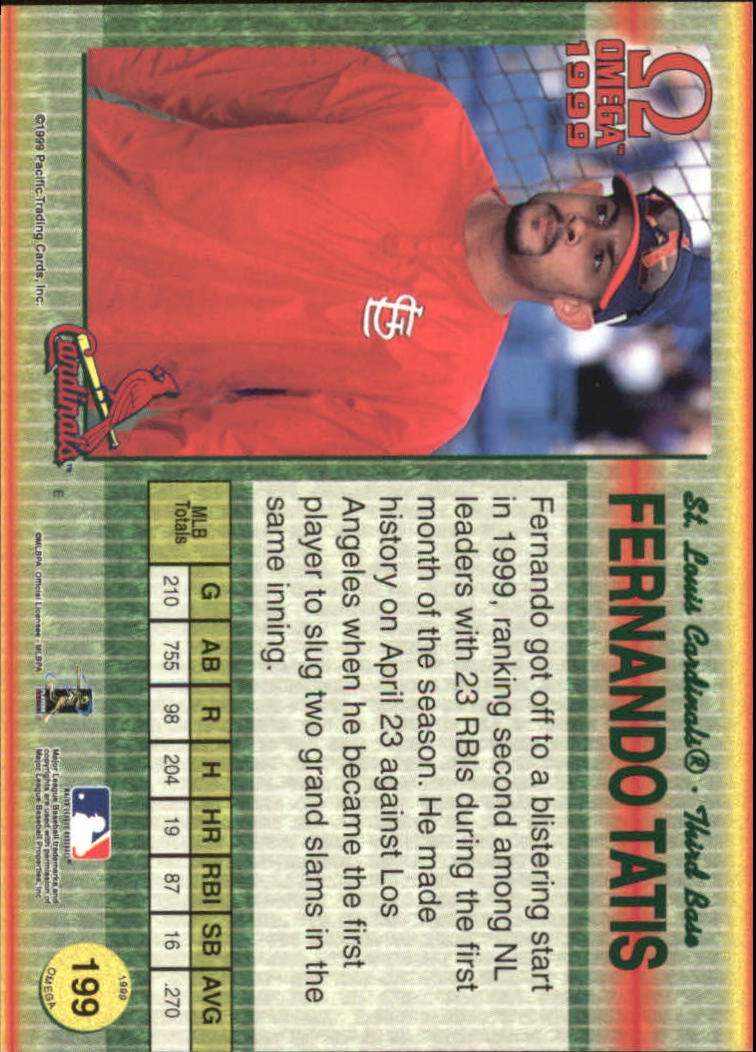 B5118- 1999 Pacific Omega Baseball Card # S 1-250 -du Pick- 15 + Gratis US - Bild 385 von 487