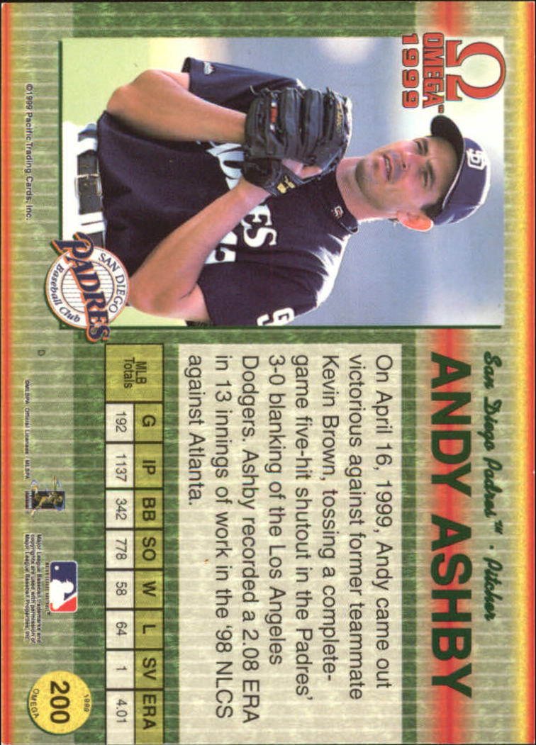 B5118- 1999 Pacific Omega Baseball Card # S 1-250 -du Pick- 15 + Gratis US - Bild 387 von 487