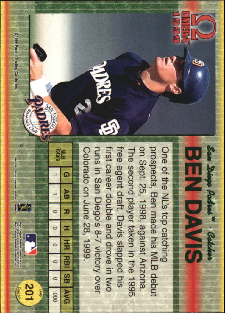 B5118- 1999 Pacific Omega Baseball Card # S 1-250 -du Pick- 15 + Gratis US - Bild 389 von 487