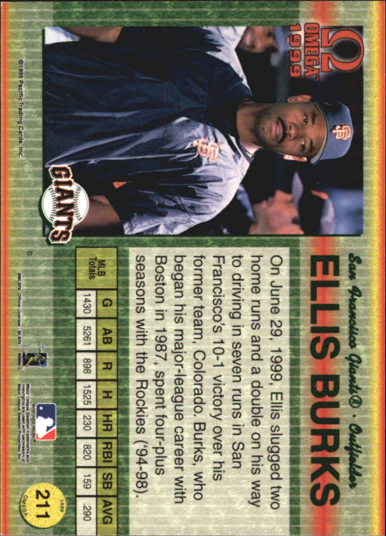 B5118- 1999 Pacific Omega Baseball Card # S 1-250 -du Pick- 15 + Gratis US - Bild 409 von 487