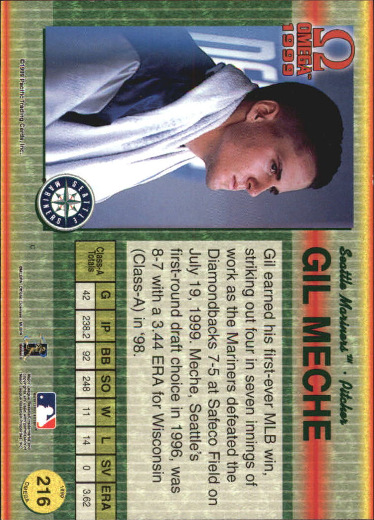 B5118- 1999 Pacific Omega Baseball Card # S 1-250 -du Pick- 15 + Gratis US - Bild 419 von 487