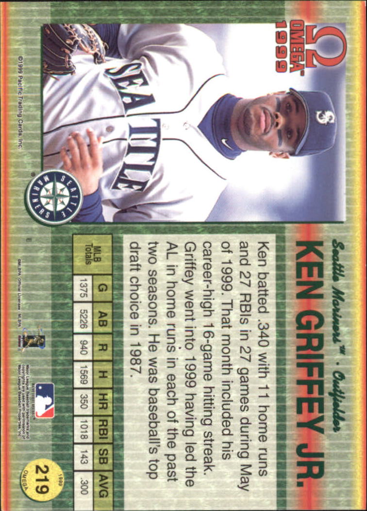 B5118- 1999 Pacific Omega Baseball Card # S 1-250 -du Pick- 15 + Gratis US - Bild 425 von 487
