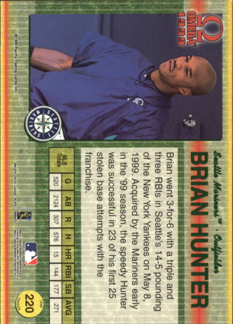 B5118- 1999 Pacific Omega Baseball Card # S 1-250 -du Pick- 15 + Gratis US - Bild 427 von 487
