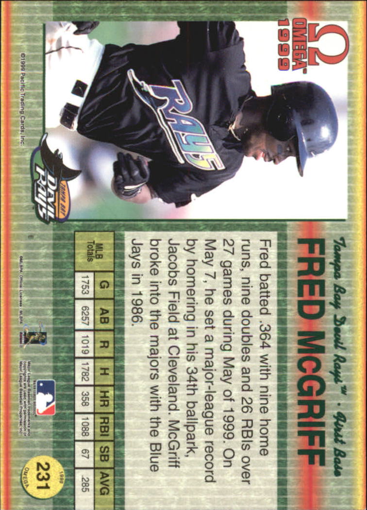 B5118- 1999 Pacific Omega Baseball Card # S 1-250 -du Pick- 15 + Gratis US - Bild 449 von 487