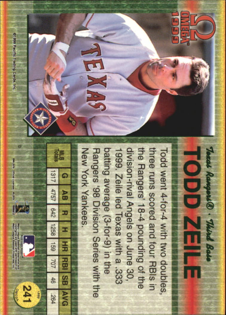 B5118- 1999 Pacific Omega Baseball Card # S 1-250 -du Pick- 15 + Gratis US - Bild 469 von 487