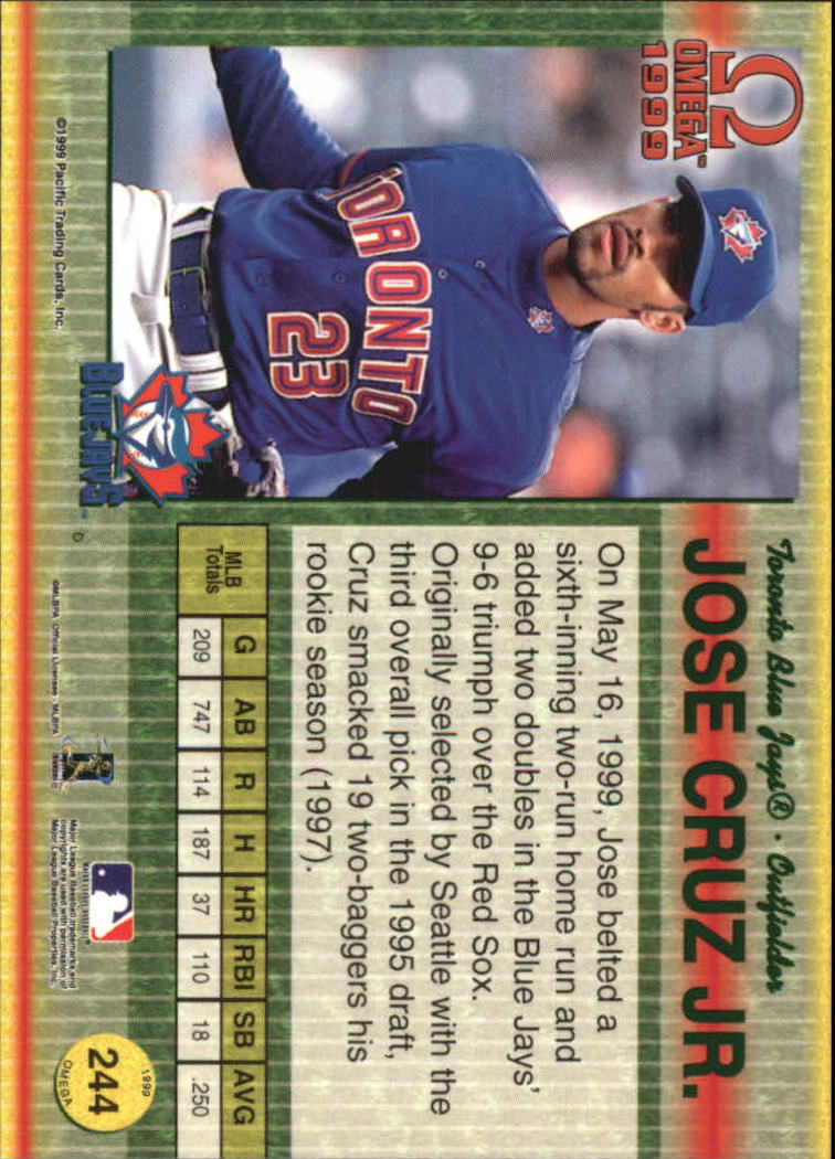 B5118- 1999 Pacific Omega Baseball Card # S 1-250 -du Pick- 15 + Gratis US - Bild 475 von 487