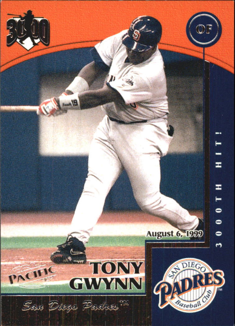 1999 Tony Gwynn San Diego Padres 3000 Hits