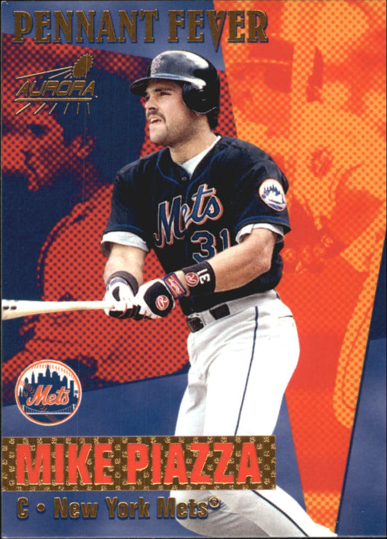 1999 Aurora Pennant Fever #11 Mike Piazza