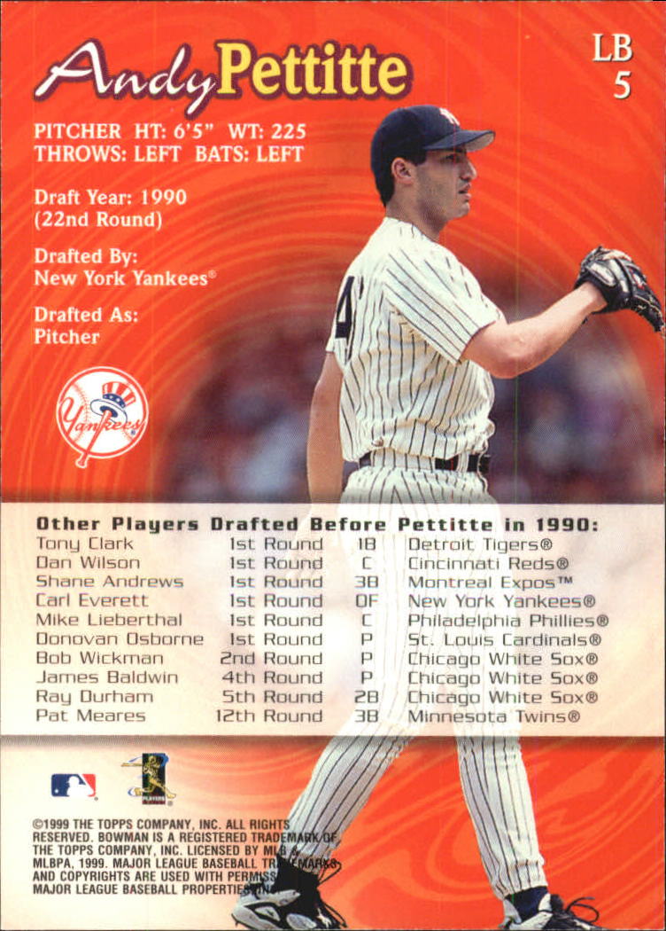 1999 Bowman Baseball "Insert" Cards - Picture 21 of 41