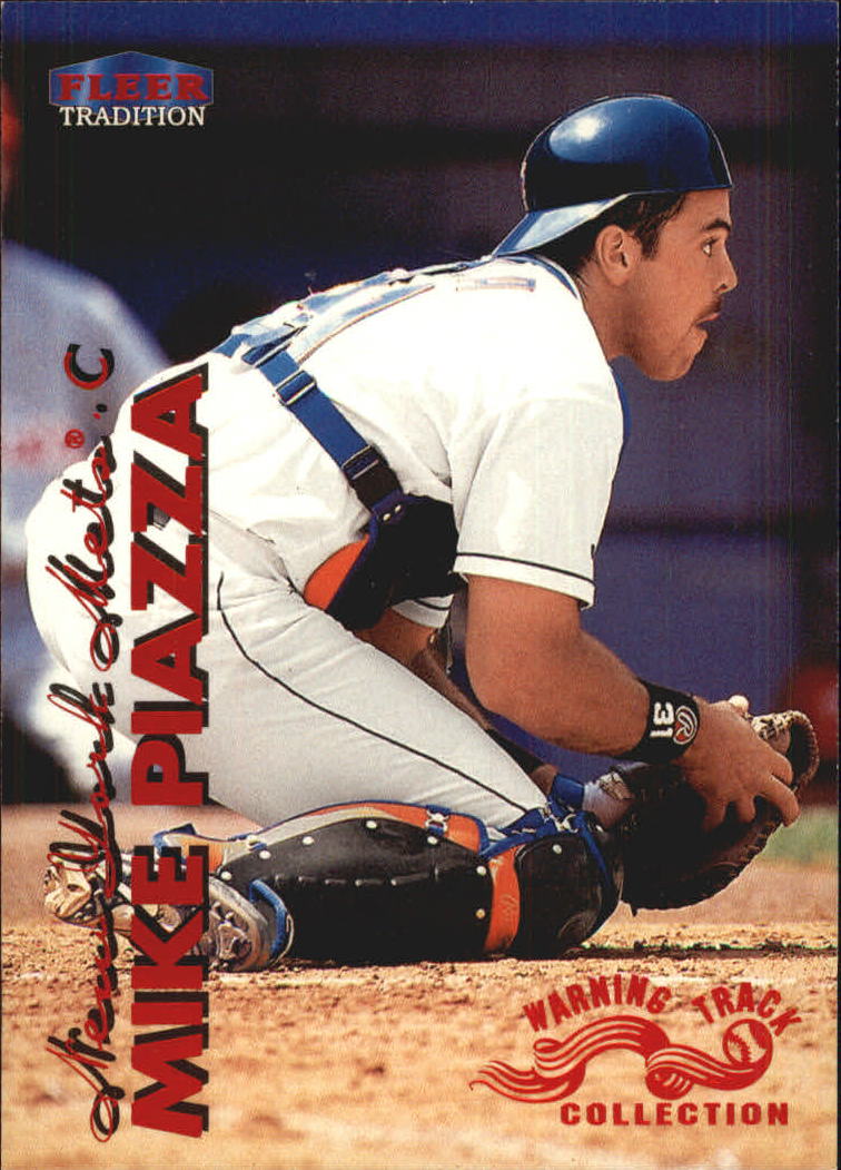 1999 Fleer Tradition Warning Track #41 Mike Piazza