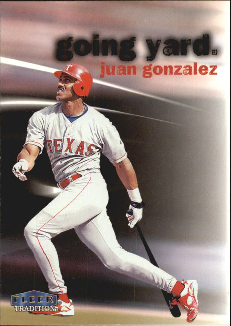 1999 Fleer Tradition Going Yard #6 Juan Gonzalez