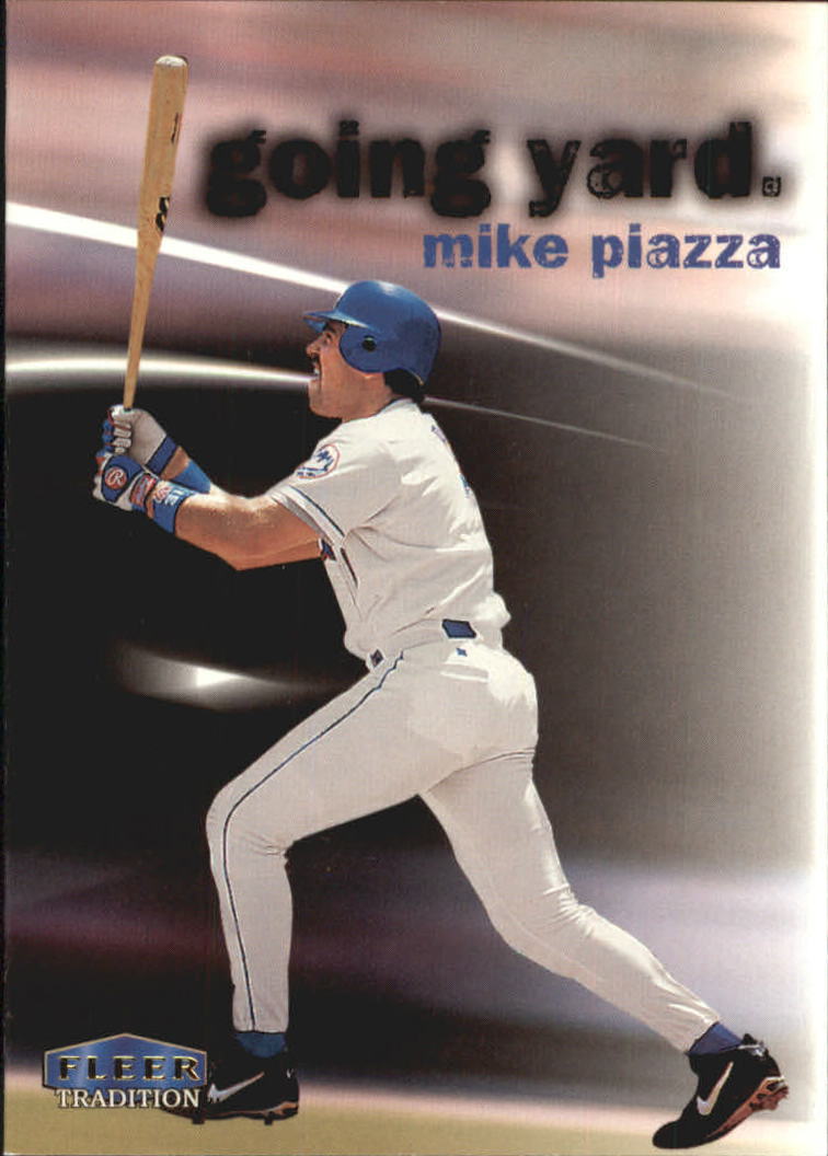 1999 Fleer Tradition Going Yard #11 Mike Piazza