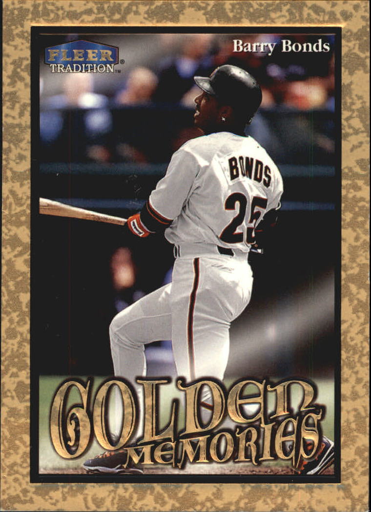 1999 Fleer Tradition Golden Memories #2 Barry Bonds