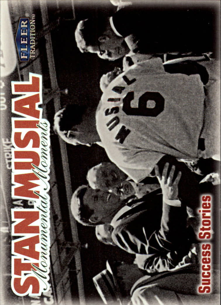 1999 Fleer Tradition Stan Musial Monumental Moments #6 Stan Musial/John. F. Kennedy/Success Stories