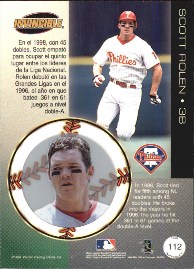 B2974- 1999 Pacific Invincible BB 1-150 +Inserts -You Pick- 15+ FREE US SHIP - Picture 199 of 342