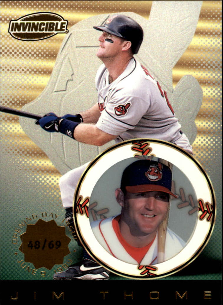 1999 Pacific Invincible Opening Day #47 Jim Thome