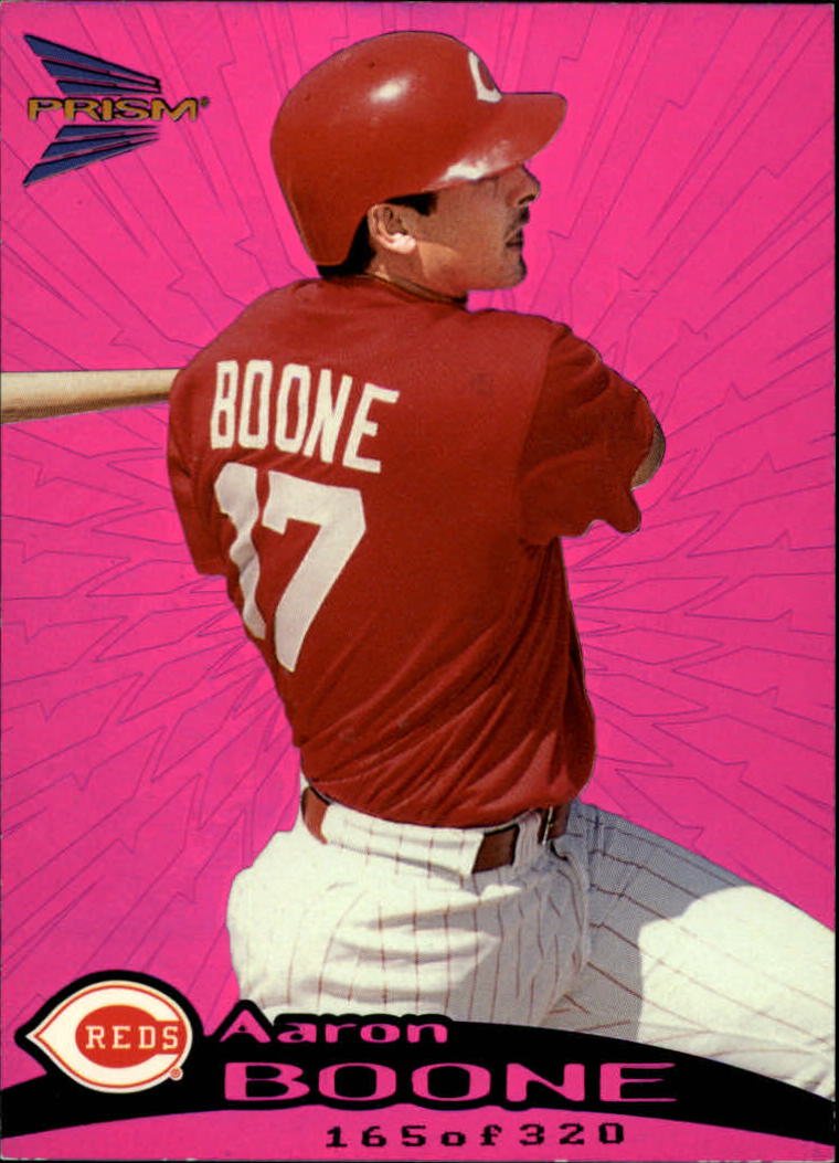 1999 Pacific Prism Holographic Purple #37 Aaron Boone