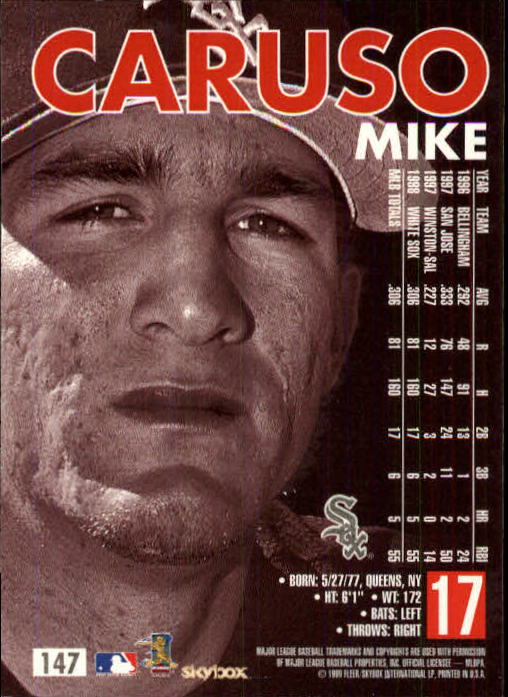 1999 SkyBox Premium #147 Mike Caruso back image