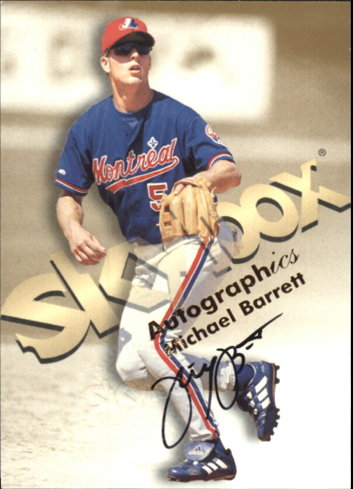 1999 SkyBox Premium Autographics #3 Michael Barrett