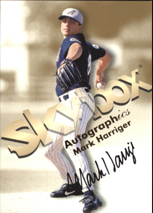 1999 SkyBox Premium Autographics #25 Mark Harriger