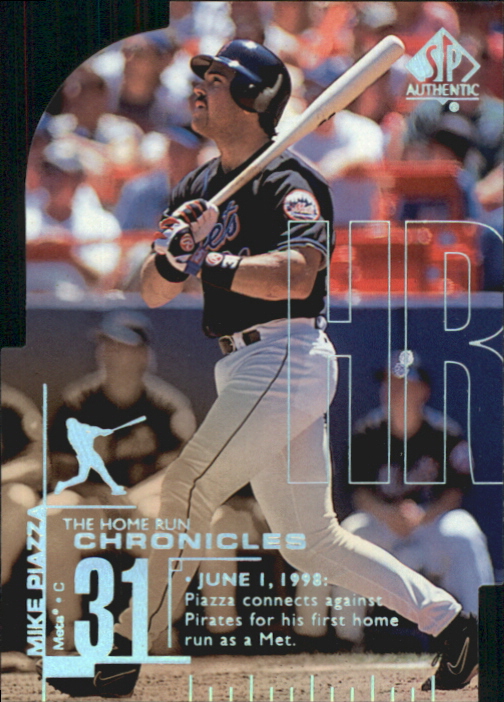 1999 SP Authentic Home Run Chronicles #HR29 Mike Piazza
