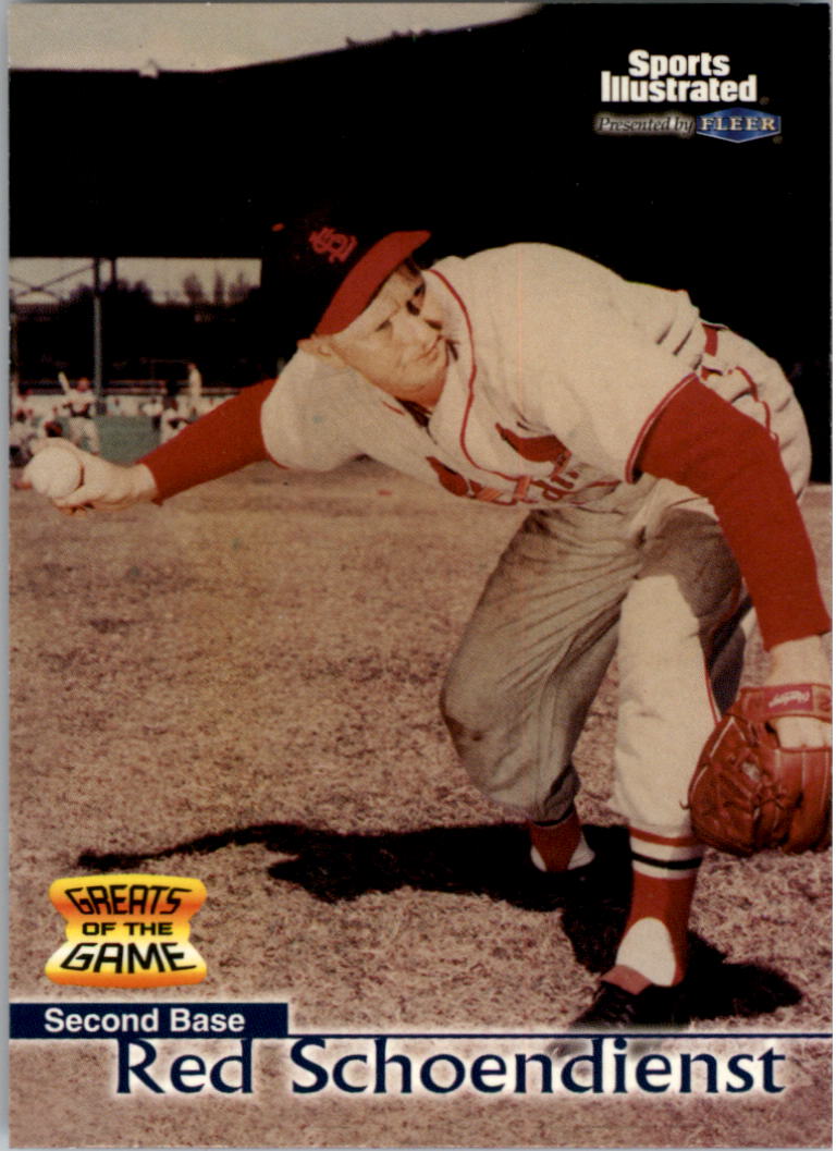 1999 Sports Illustrated Greats of the Game #2 Red Schoendienst