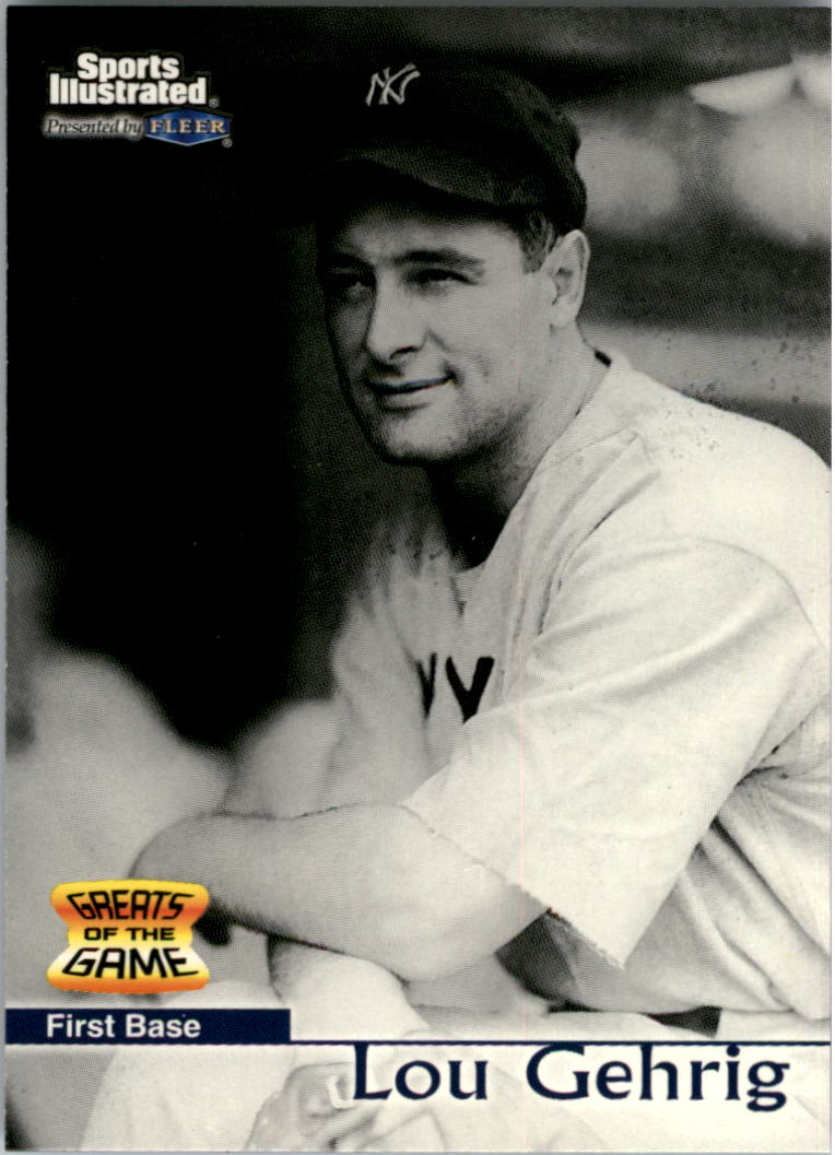 1999 Sports Illustrated Greats of the Game #4 Lou Gehrig
