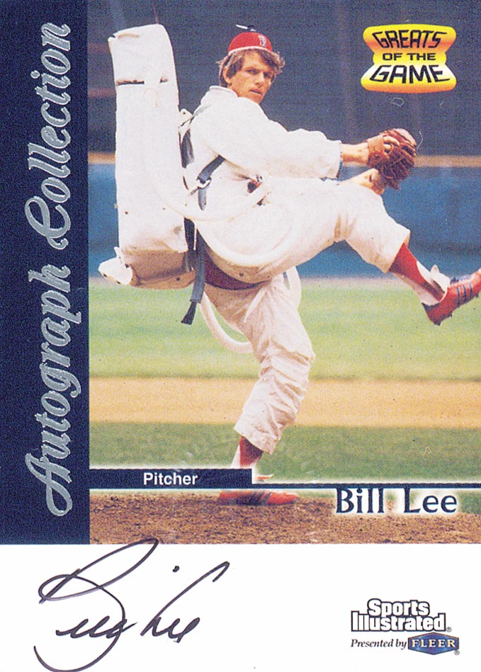 1999 Sports Illustrated Greats of the Game Autographs #43 Bill Lee