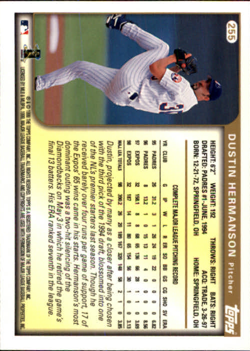 A2037- 1999 Topps Baseball Cards 253-463 +Inserts -You Pick- 15+ FREE US SHIP - Picture 7 of 399