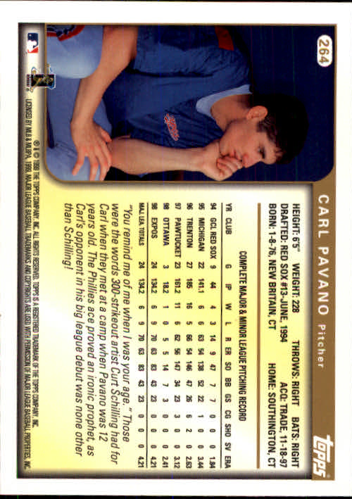 A2037- 1999 Topps Baseball Cards 253-463 +Inserts -You Pick- 15+ FREE US SHIP - Picture 25 of 399