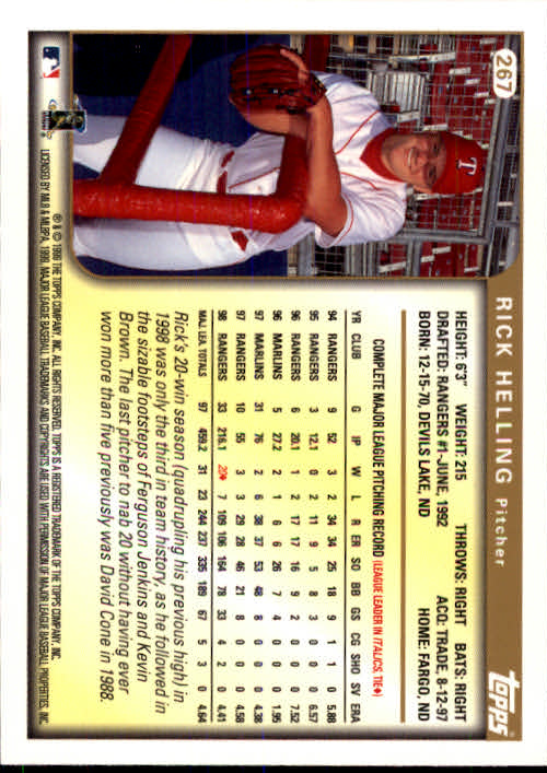 A2037- 1999 Topps Baseball Cards 253-463 +Inserts -You Pick- 15+ FREE US SHIP - Picture 31 of 399