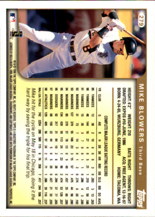 A2037- 1999 Topps Baseball Cards 253-463 +Inserts -You Pick- 15+ FREE US SHIP - Picture 53 of 399