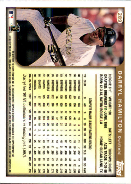 A2037- 1999 Topps Baseball Cards 253-463 +Inserts -You Pick- 15+ FREE US SHIP - Picture 73 of 399