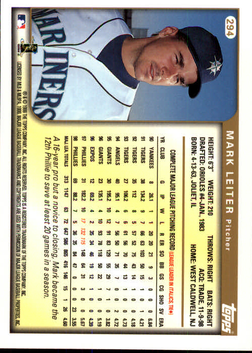 A2037- 1999 Topps Baseball Cards 253-463 +Inserts -You Pick- 15+ FREE US SHIP - Picture 81 of 399